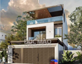 Mẫu nhà phố 2 tầng diện tích 5x17m có sân thượng độc đáo Mẫu nhà phố 2 tầng diện tích 5x17m có sân thượng độc đáo