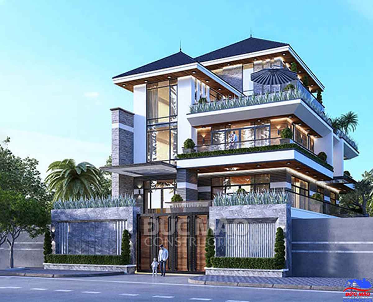 50+ mẫu biệt thự 3 tầng mái Nhật đẹp nhất 2023