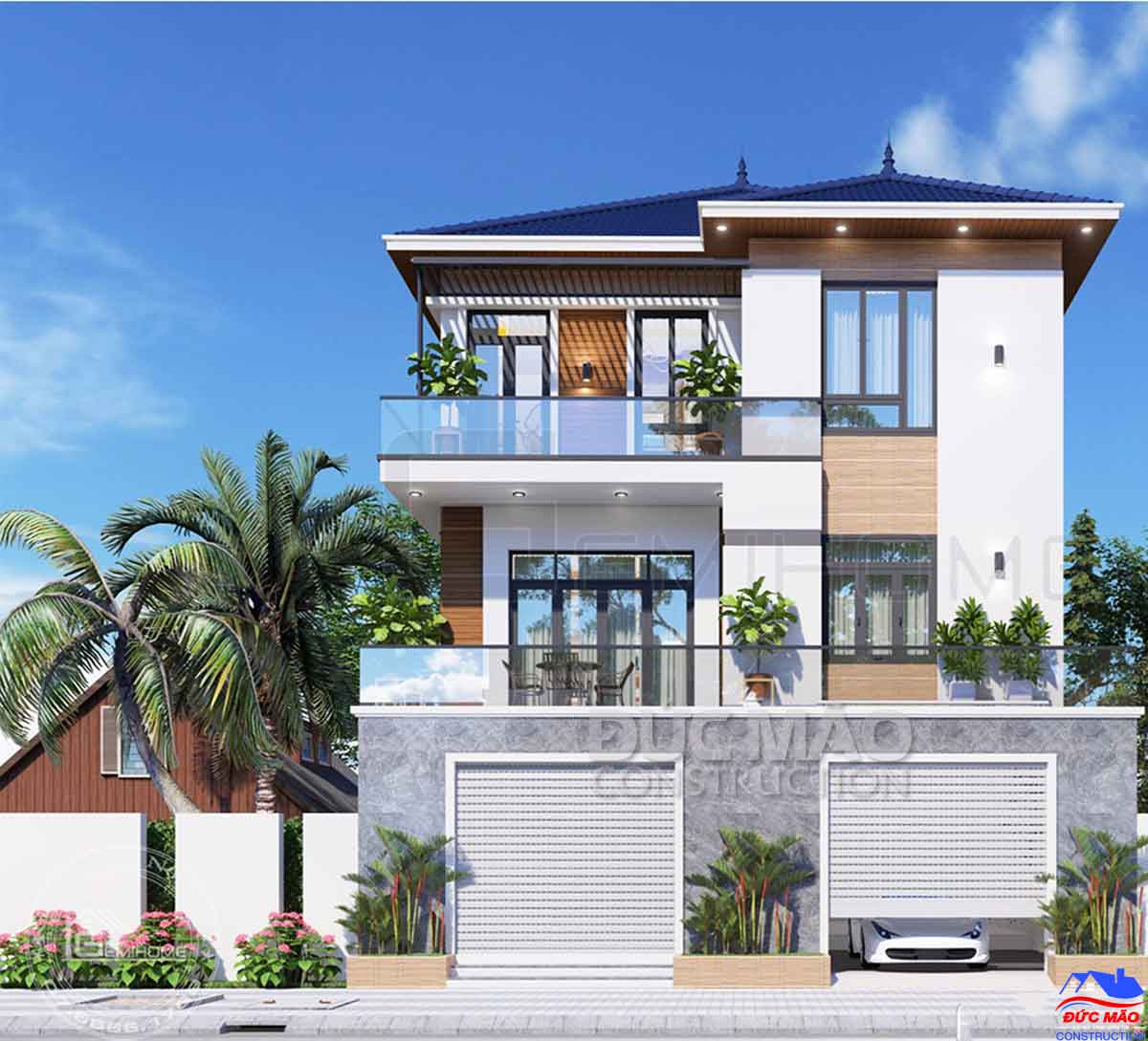 50+ mẫu biệt thự 3 tầng mái Nhật đẹp nhất 2023