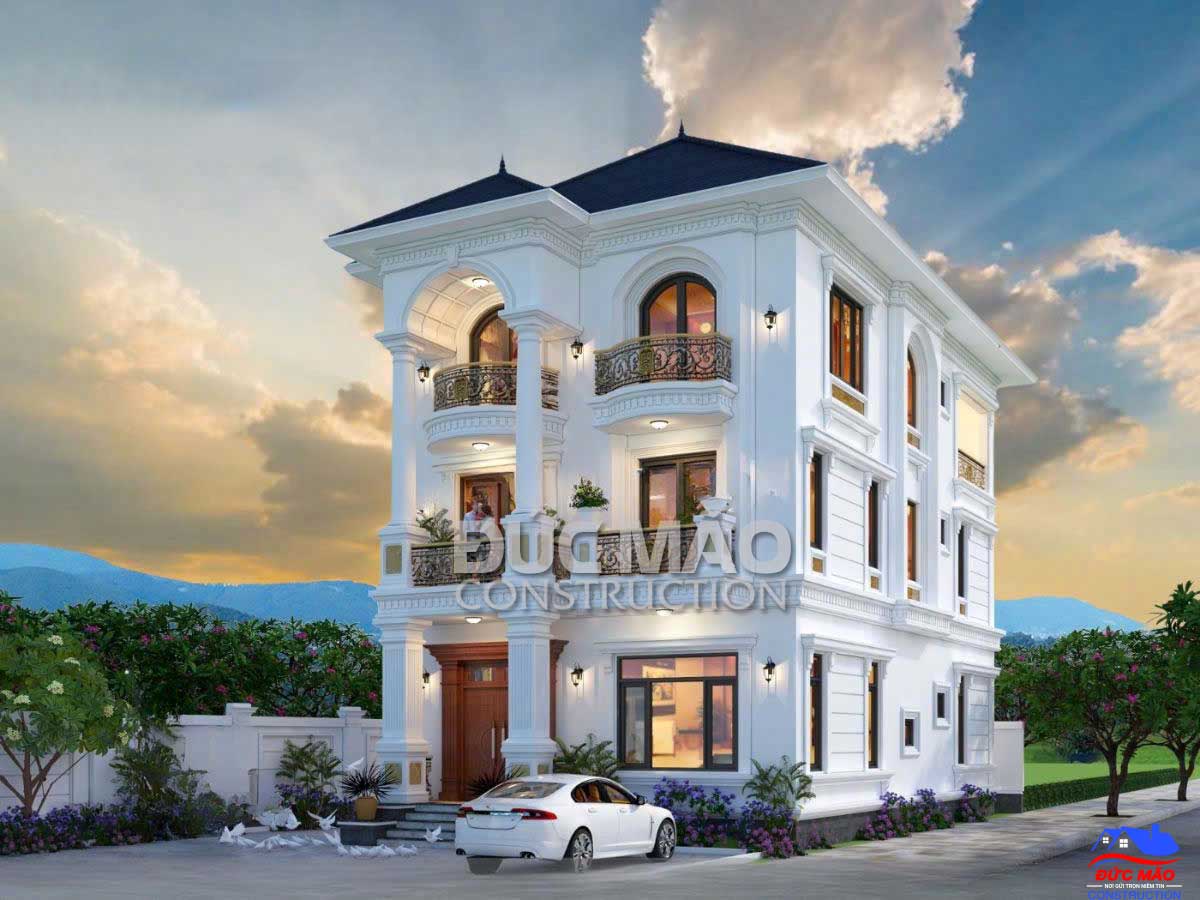 Thiết kế biệt thự tân cổ điển sang trọng tại quận Gò Vấp