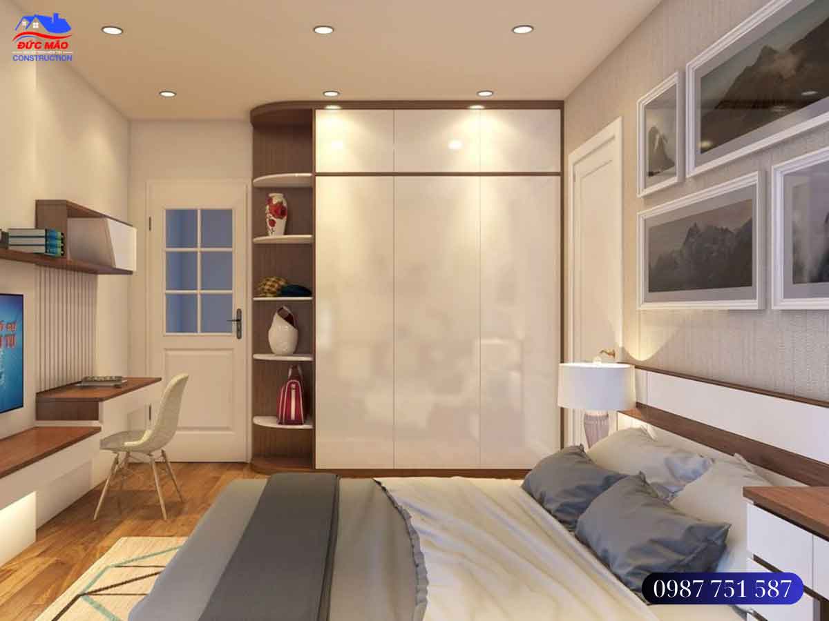 Công trình nhà phố hiện đại 2 tầng có sân thượng cho gia đình anh Thường, Long Thành
