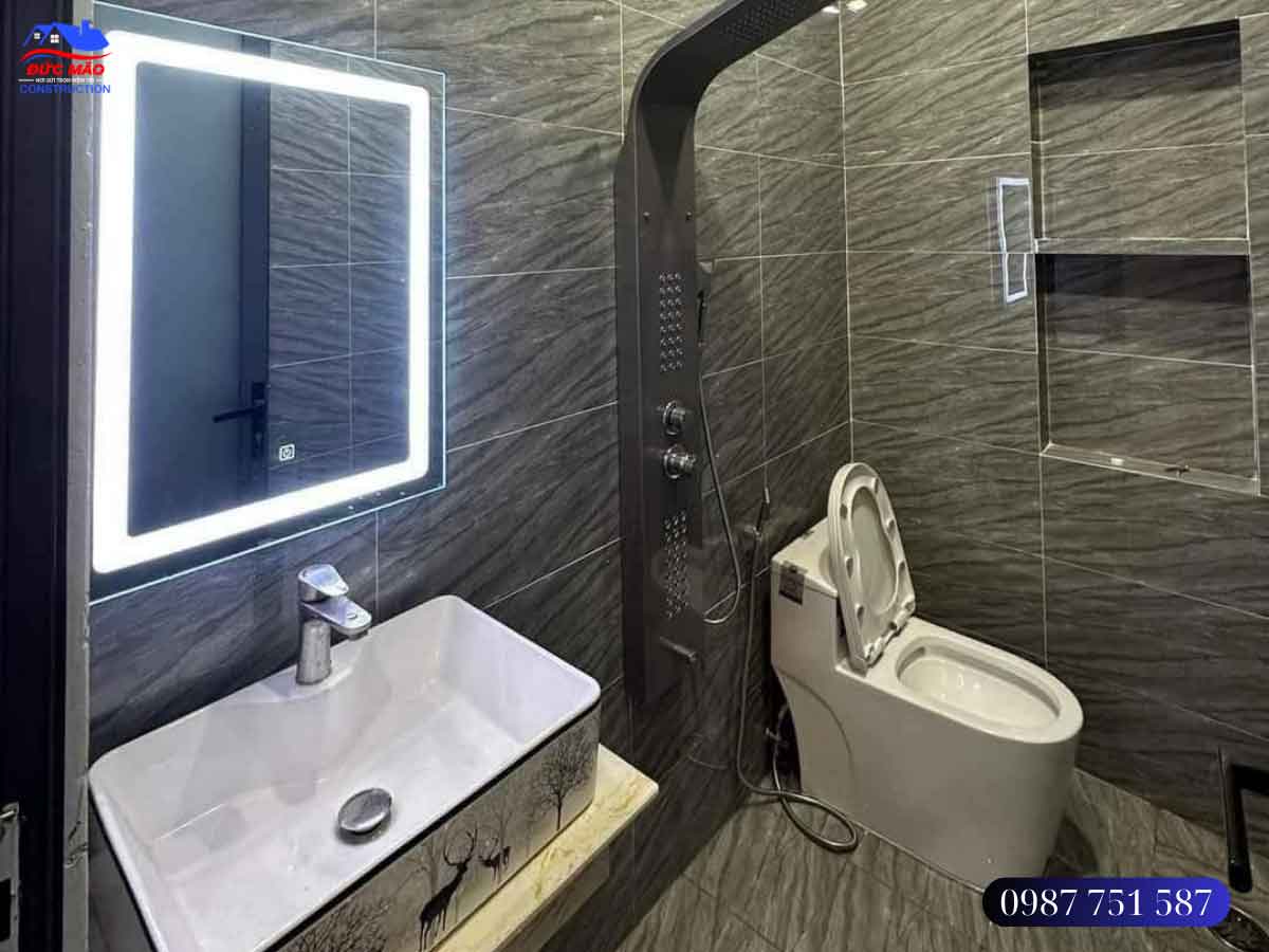 Bàn giao công trình nhà 2 tầng đẹp lung linh gia đình Anh Mỹ ngụ tại Bình Chánh