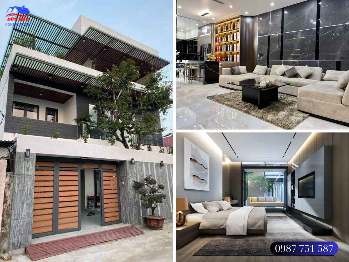 Thi công nhà phố hiện đại 7x21m cho gia đình anh Đạt - Quận Tân Phú, TPHCM