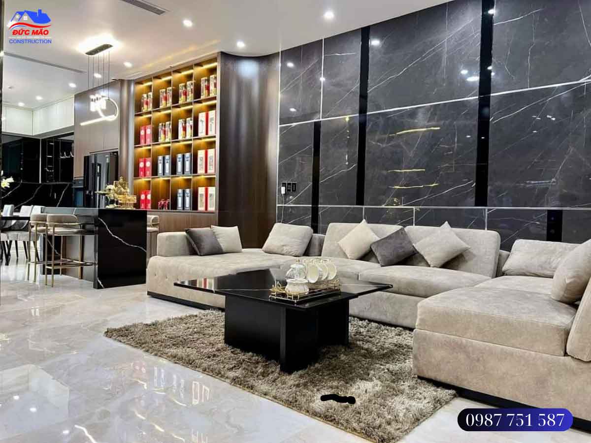 Thi công nhà phố hiện đại 7x21m cho gia đình anh Đạt - Quận Tân Phú, TPHCM
