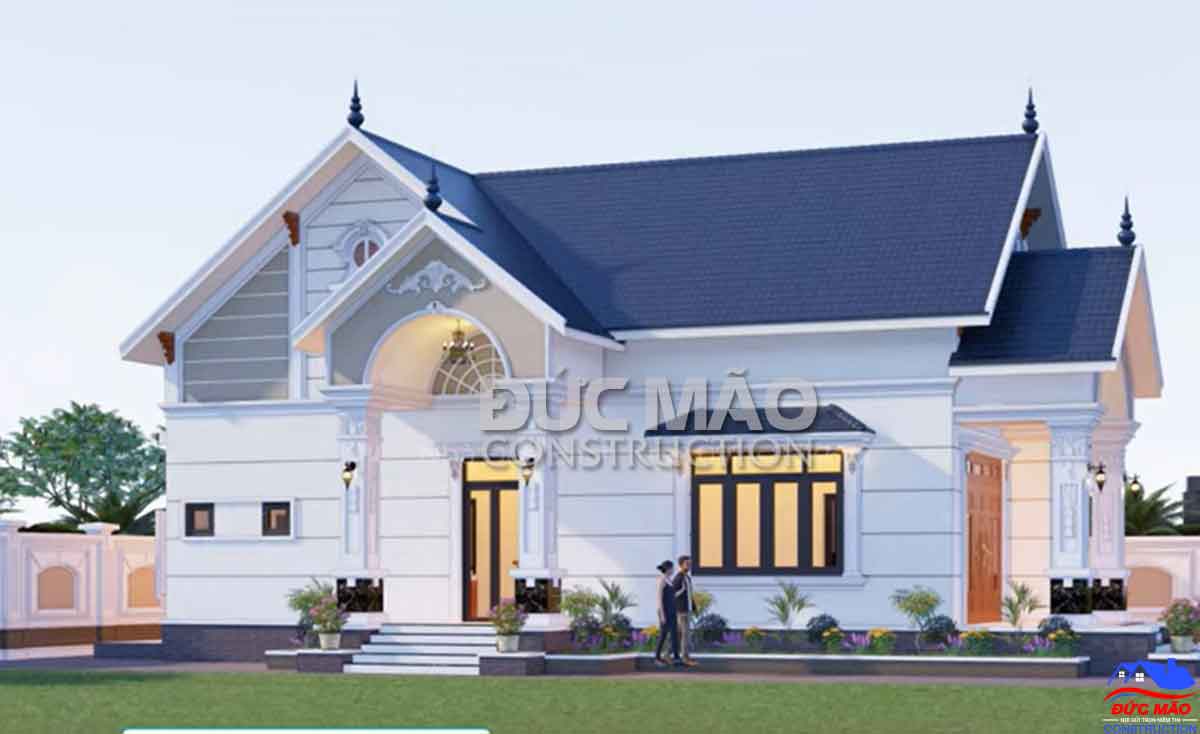 Nhà cấp 4 mái Thái mang vẻ đẹp hiện đại