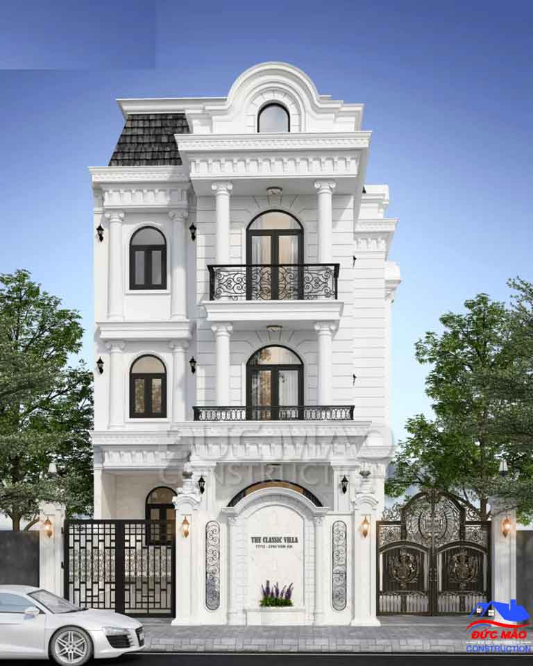 Thiết kế nhà 40m2 3 tầng tuyệt đẹp tiết kiệm chi phí xây dựng