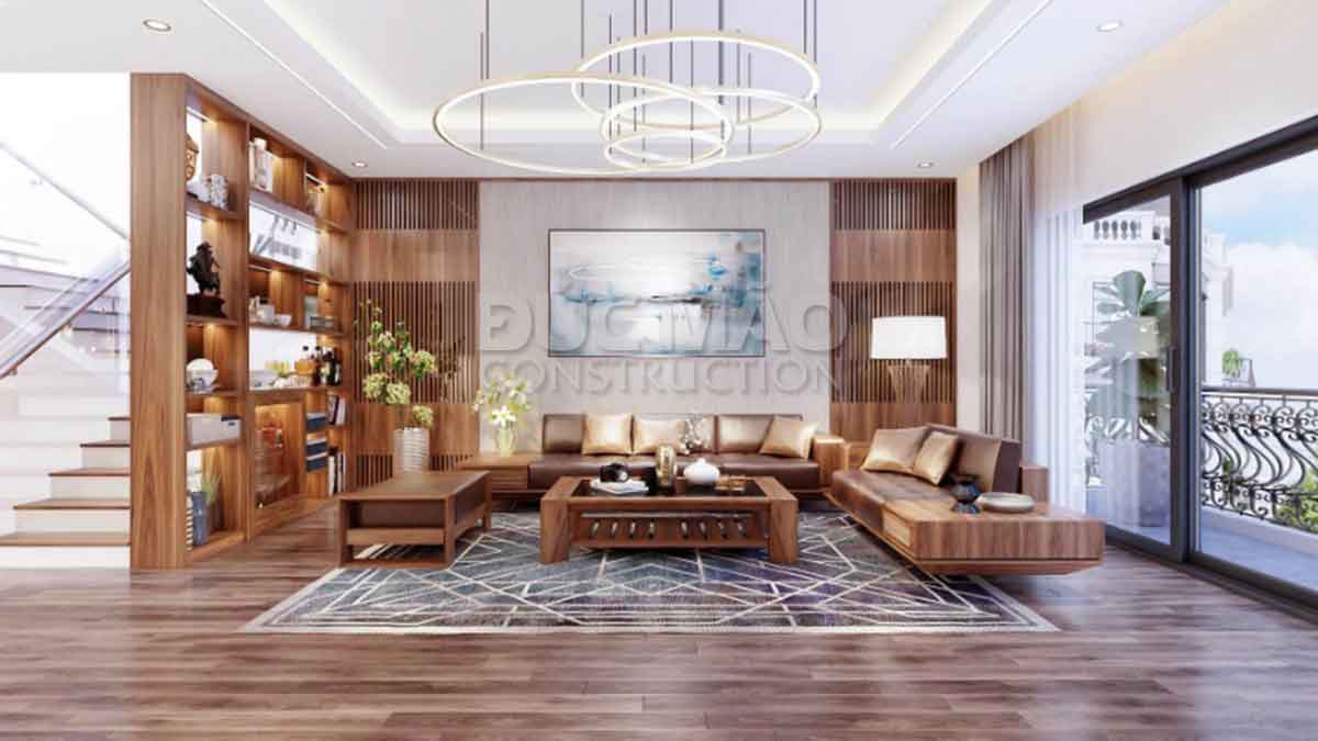 Thiết Kế Biệt Thự 2 Tầng 4 Phòng Ngủ: Phong Cách Sống Hiện Đại, Đẳng Cấp - phòng khách