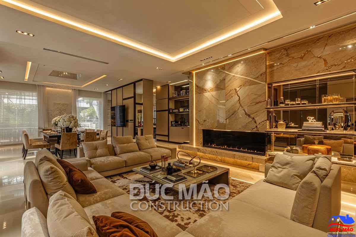 Thiết kế biệt thự tân cổ điển sang trọng tại quận Gò Vấp