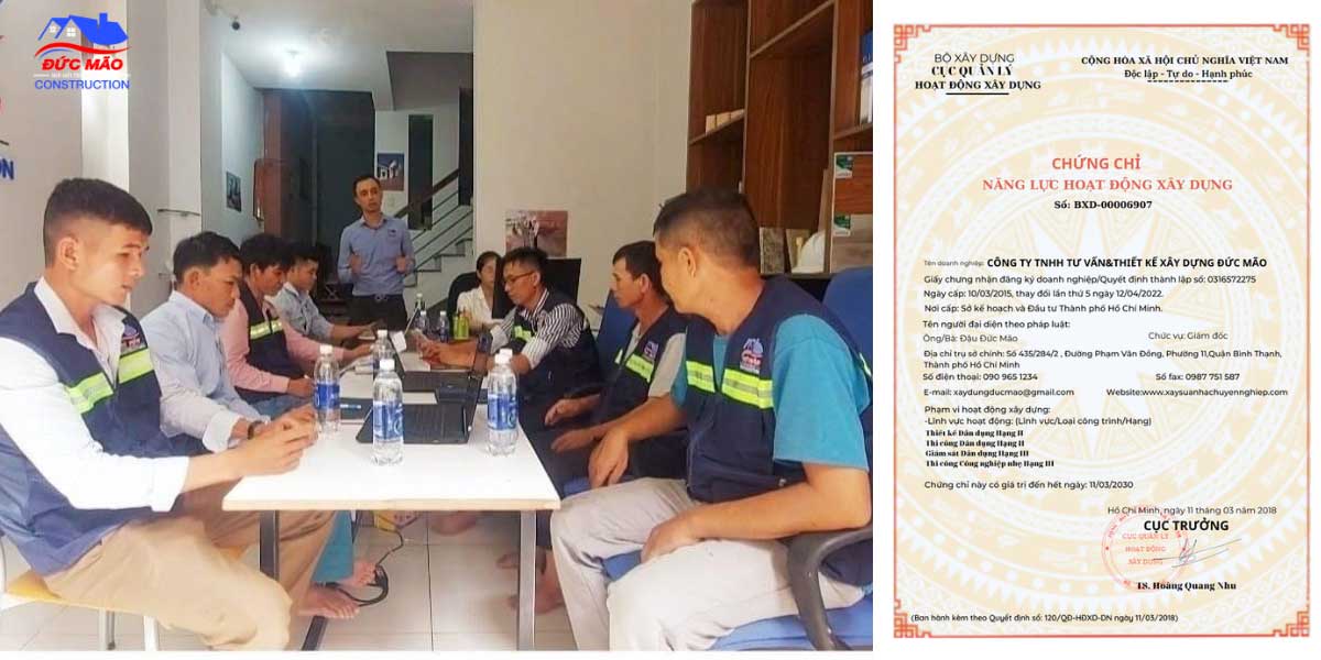 GIỚI THIỆU CÔNG TY XÂY DỰNG ĐỨC MÃO